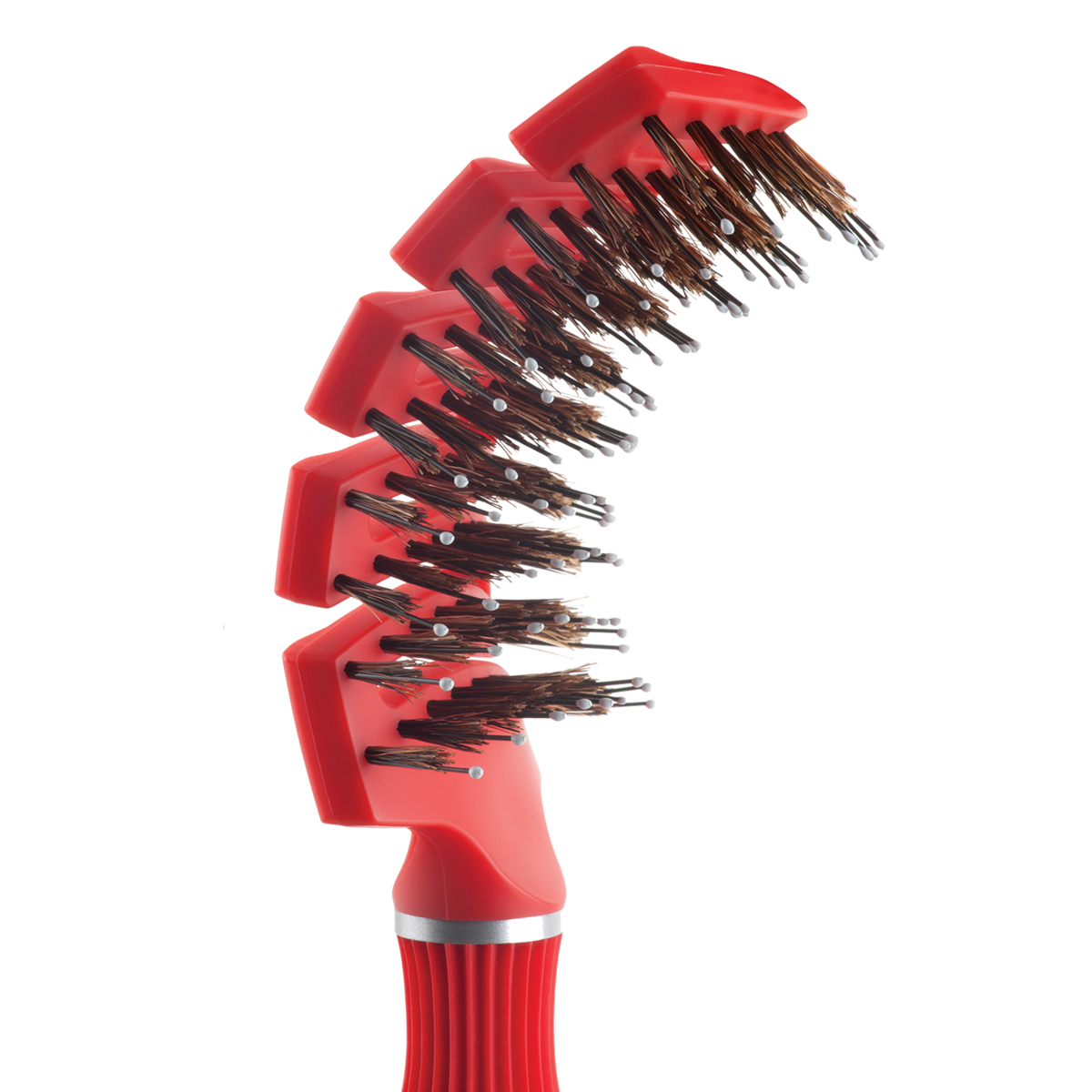 slide 17 of 17, KareCo Tangle Buster Superflex Brush, Red, 1 ct