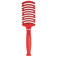 slide 7 of 17, KareCo Tangle Buster Superflex Brush, Red, 1 ct