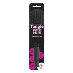 KareCo Tangle Buster Mini Detangler Brush Black