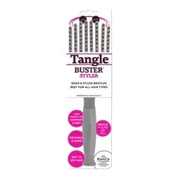 KareCo Tangle Buster Styler Brush Gray