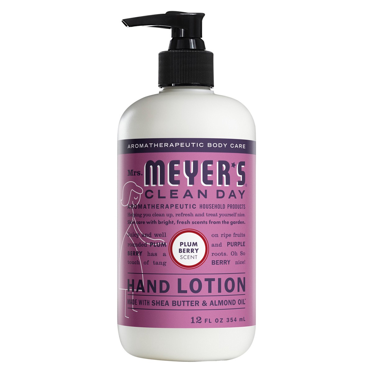 slide 6 of 8, Mrs. Meyer's Clean Day Hand Lotion, Plum Berry Scent, 12 Ounce Bottle, 12 fl oz