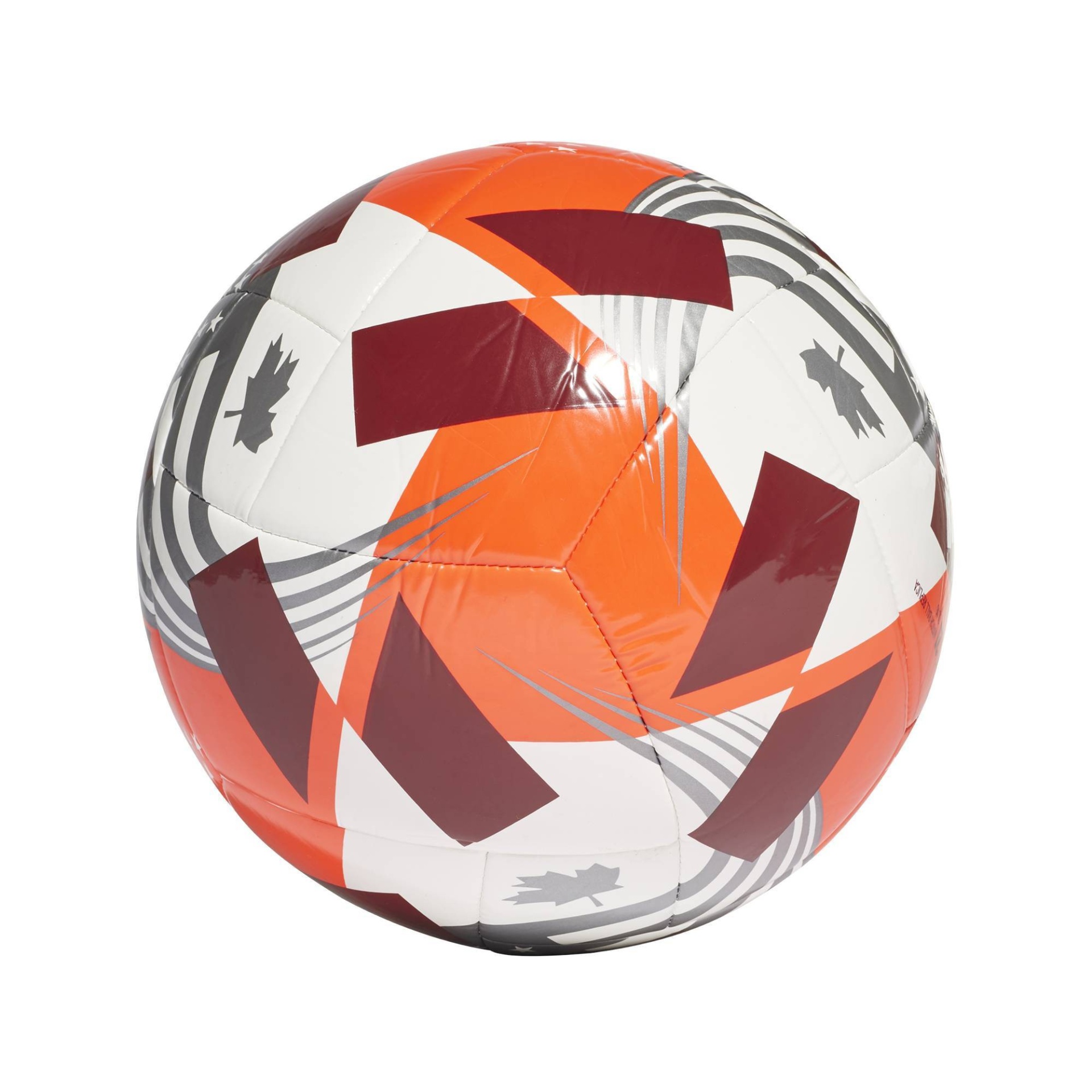 slide 1 of 4, Adidas MLS Size 3 Club Sports Ball - Red/White, 1 ct