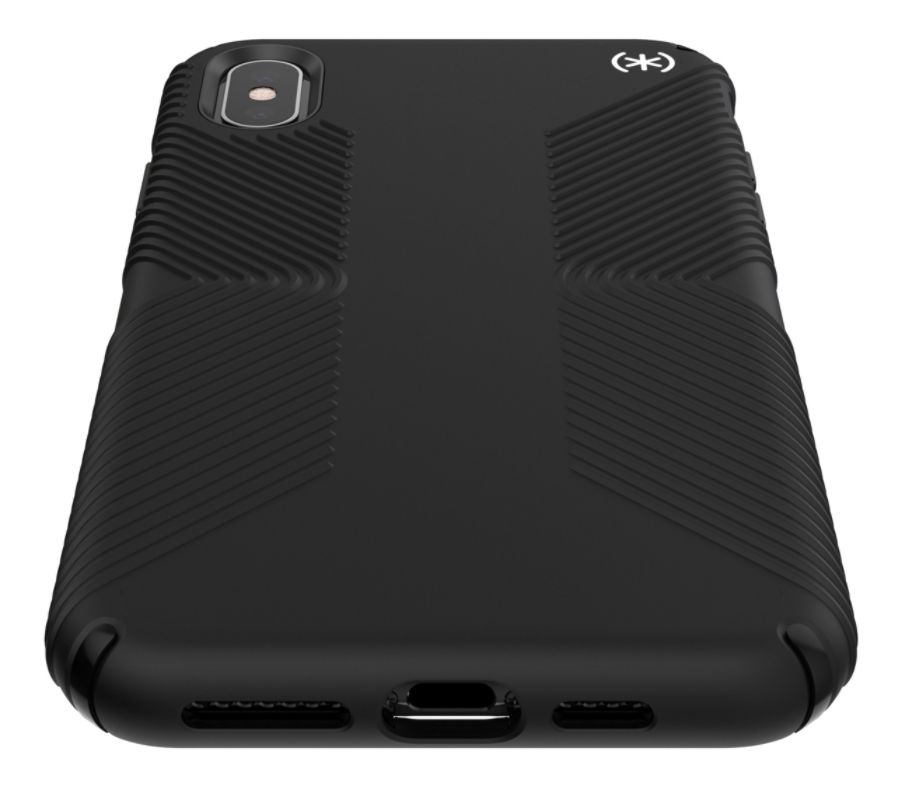 slide 2 of 8, Speck Presidio2 Grip Case For Apple Iphone Xs Max, Black, 136471-9116, 1 ct