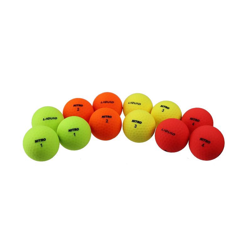 slide 5 of 5, Nitro Golf Balls - 12pc, 12 ct