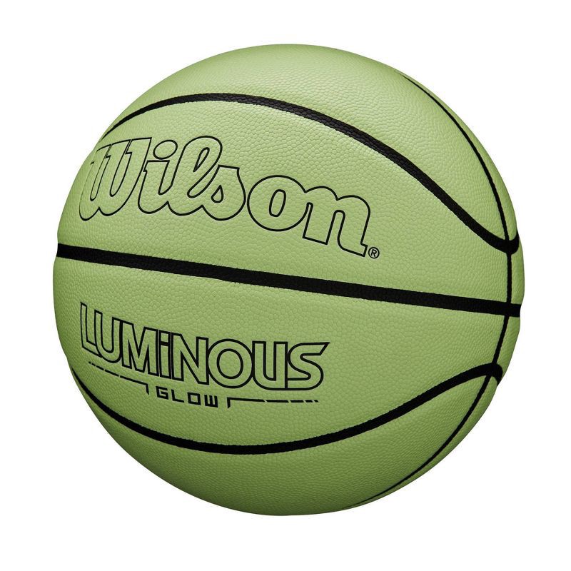 slide 3 of 7, Wilson 29.5" Luminous Glow Basketball, 1 ct