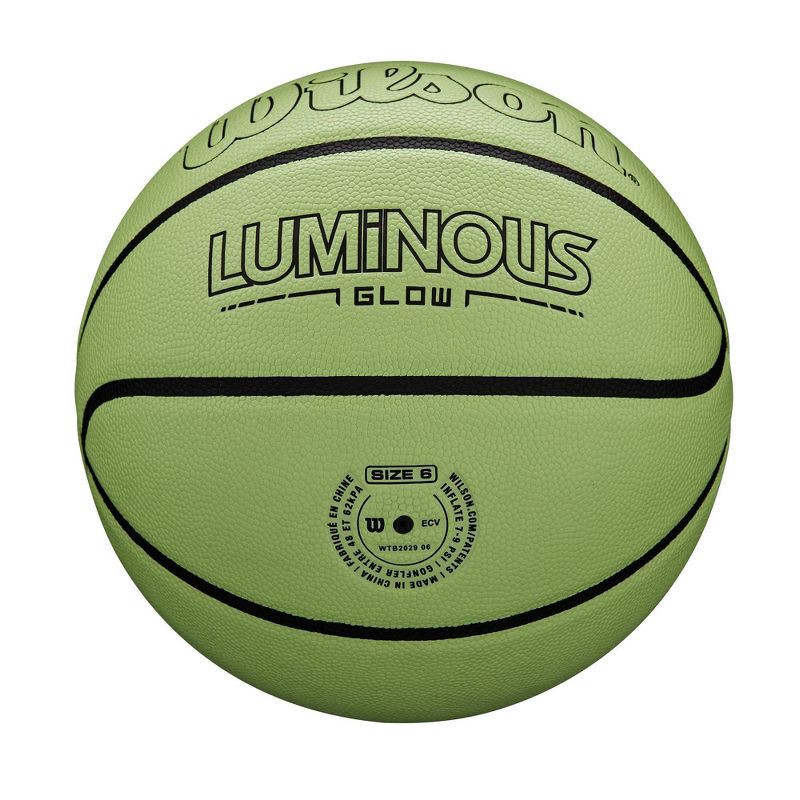 slide 6 of 7, Wilson 29.5" Luminous Glow Basketball, 1 ct