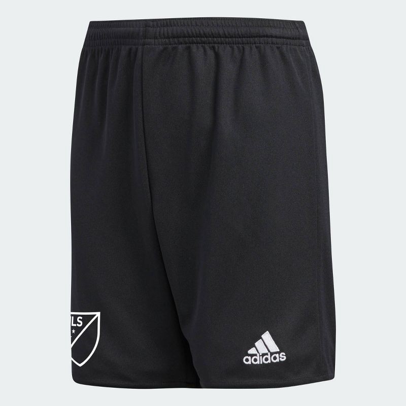 slide 1 of 3, Adidas MLS Parma Youth Shorts Black/White - M, 1 ct