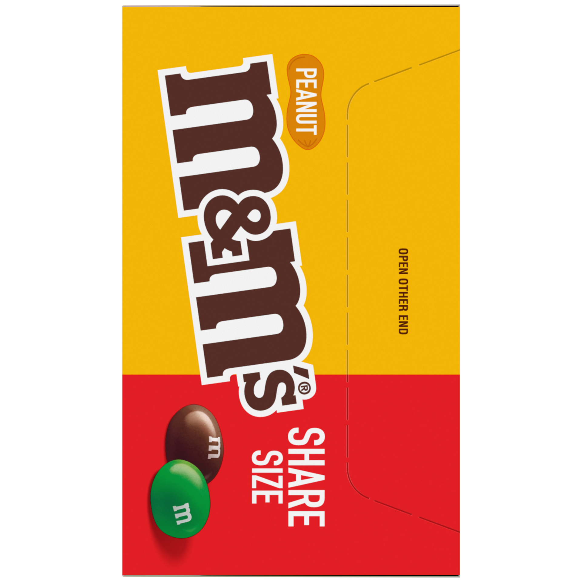 slide 3 of 5, M&M's Peanut Milk Chocolate Bulk Candy, Share Size (3.27 oz., 24 ct.), 78.48 oz