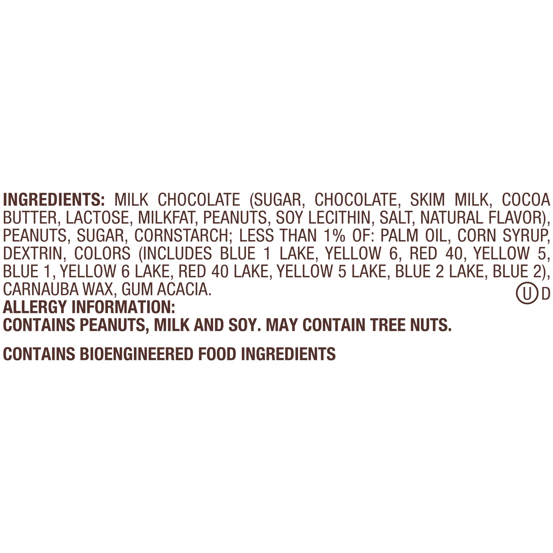 slide 5 of 5, M&M's Peanut Milk Chocolate Bulk Candy, Share Size (3.27 oz., 24 ct.), 78.48 oz