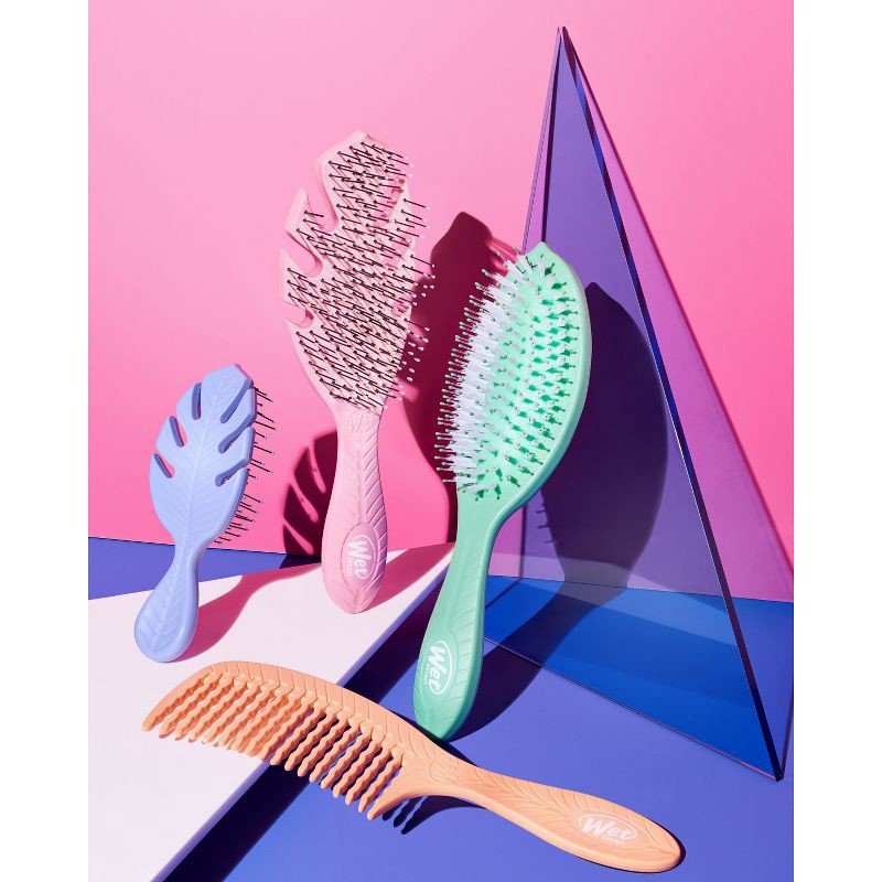 slide 3 of 4, Wet Brush Go Green Mini Detangler Hair Brush - Green, 1 ct