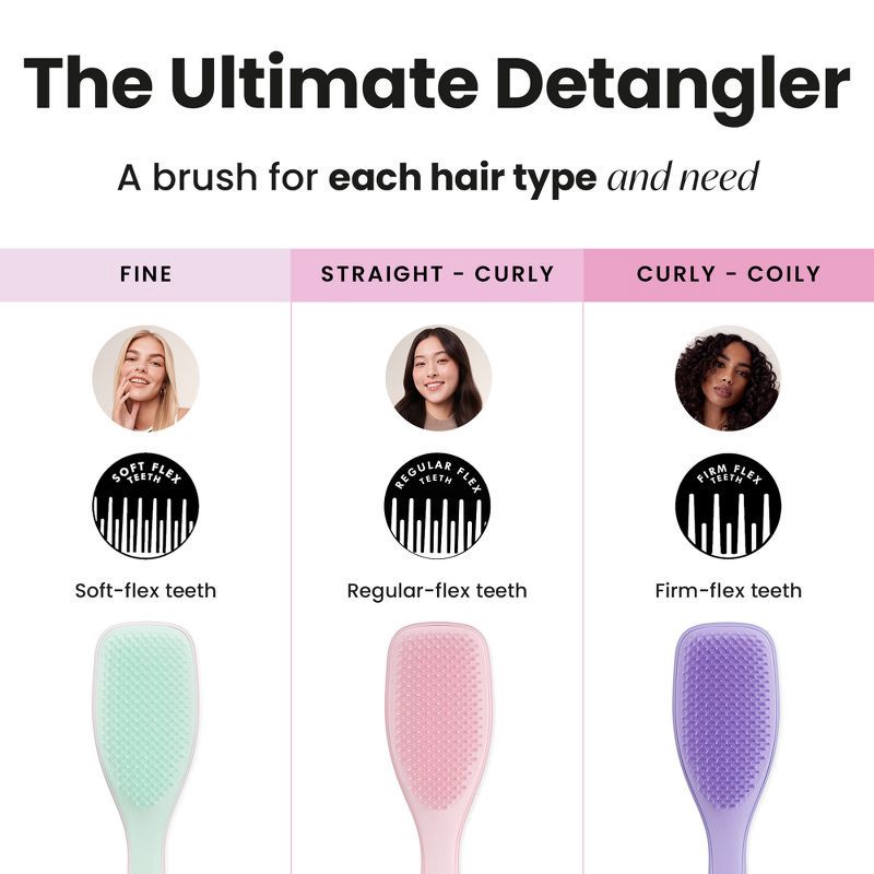 slide 8 of 9, Tangle Teezer Ultimate Detangler Hair Brush for All Hair Types - Pink, 1 ct