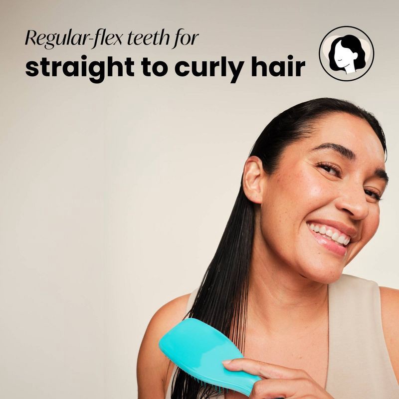 slide 4 of 10, Tangle Teezer Ultimate Detangler Hair Brush for All Hair Types - Teal, 1 ct