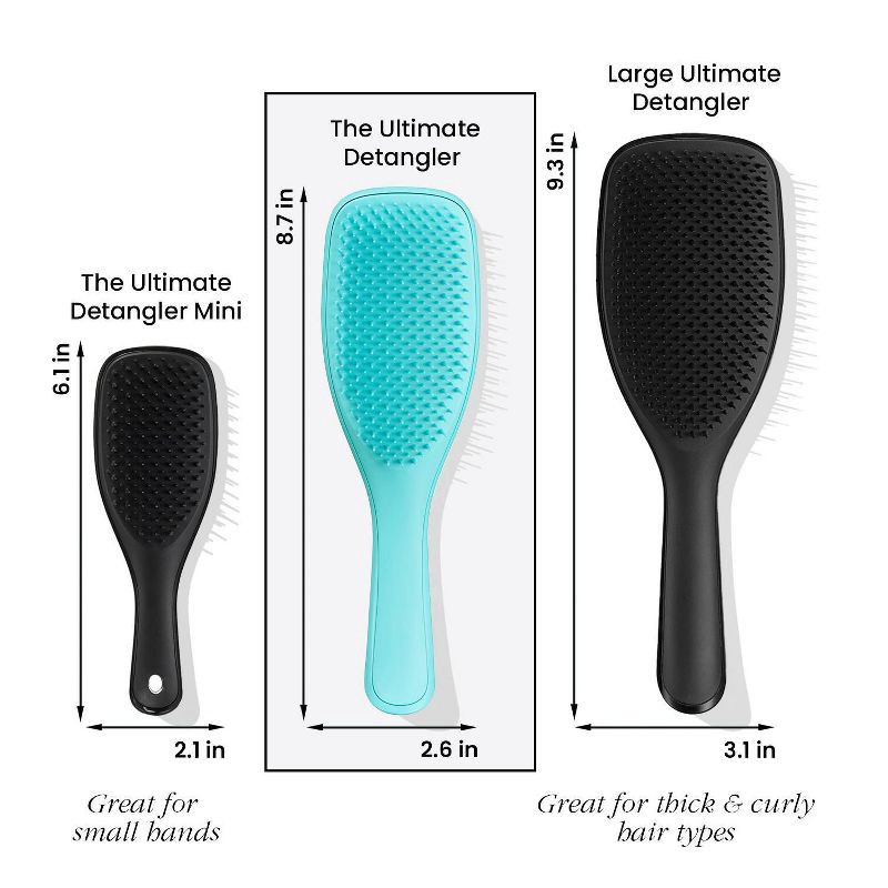 slide 5 of 7, Tangle Teezer Ultimate Detangler Hair Brush for All Hair Types - Teal, 1 ct