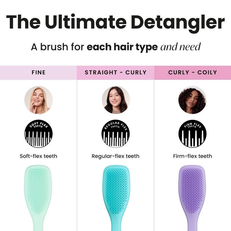 slide 9 of 10, Tangle Teezer Ultimate Detangler Hair Brush for All Hair Types - Teal, 1 ct