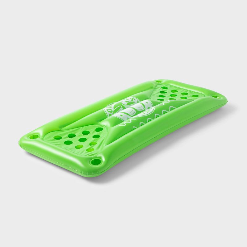 slide 2 of 5, Pool Pong Float Bright Green - Sun Squad™, 1 ct