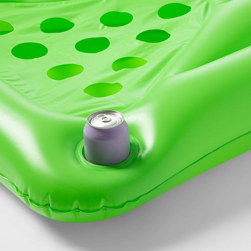 slide 4 of 5, Pool Pong Float Bright Green - Sun Squad™, 1 ct