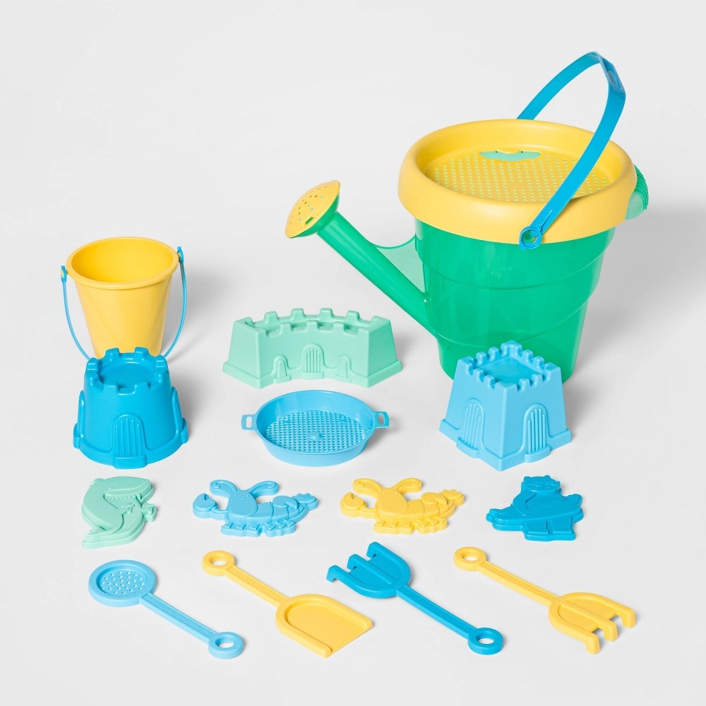 15pc Sand Bucket Set Sun Squad 15 ct Shipt