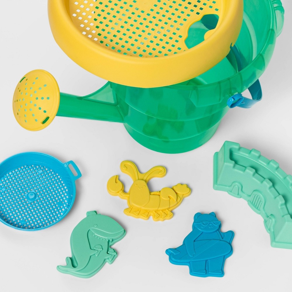 slide 2 of 3, 15pc Sand Bucket Set - Sun Squad, 15 ct