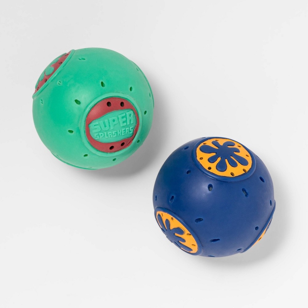 slide 2 of 3, 2pk Super Splasher Balls - Sun Squad, 2 ct