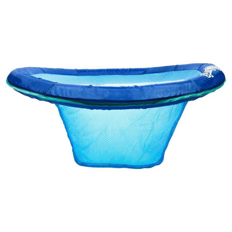slide 11 of 13, SwimWays Spring Float Papasan Pool Lounger with Hyper-Flate Valve - Blue, 1 ct
