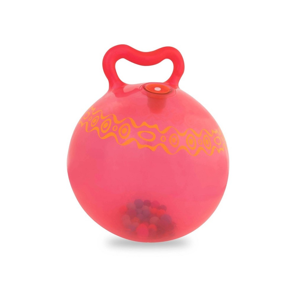 slide 4 of 4, B. toys Hop n' Glow Hopper Ball - Red, 1 ct