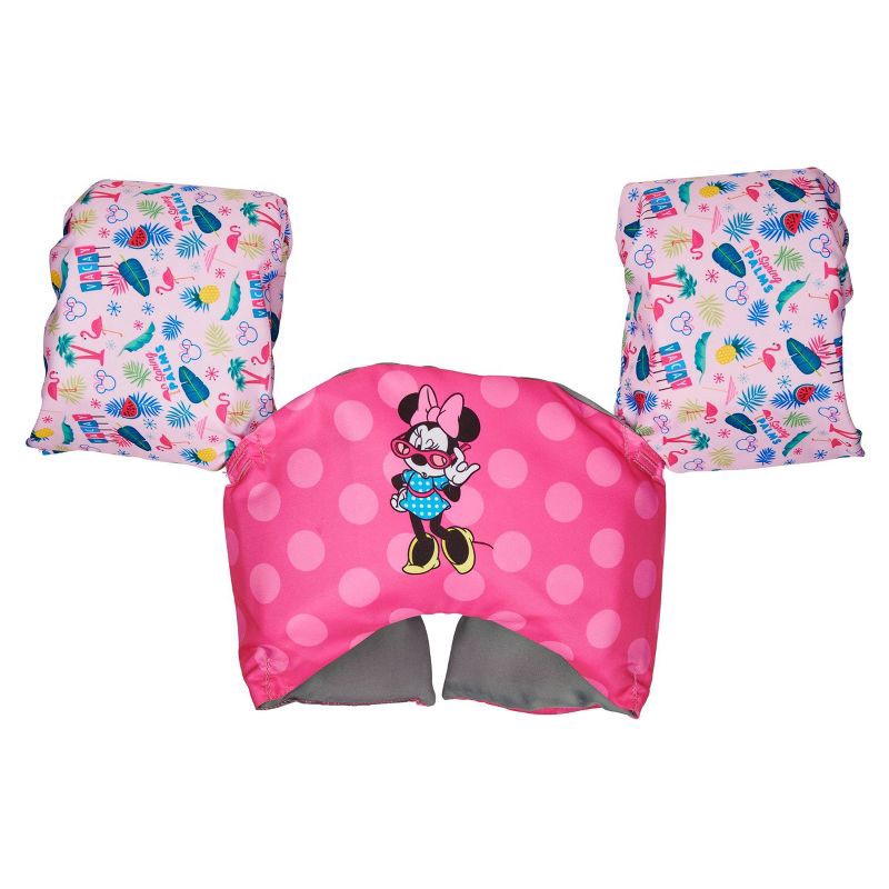 slide 1 of 5, Disney Swimways Minnie Mouse Swim Trainer Life Jacket: Kids Swimming Vest, 33-55 lbs, 1 ct
