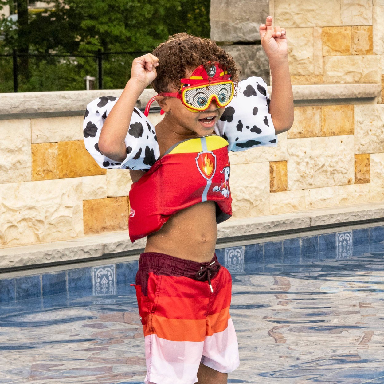 slide 2 of 7, SwimWays PAW Patrol Sea Squirt Marshall Life Jacket, 1 ct