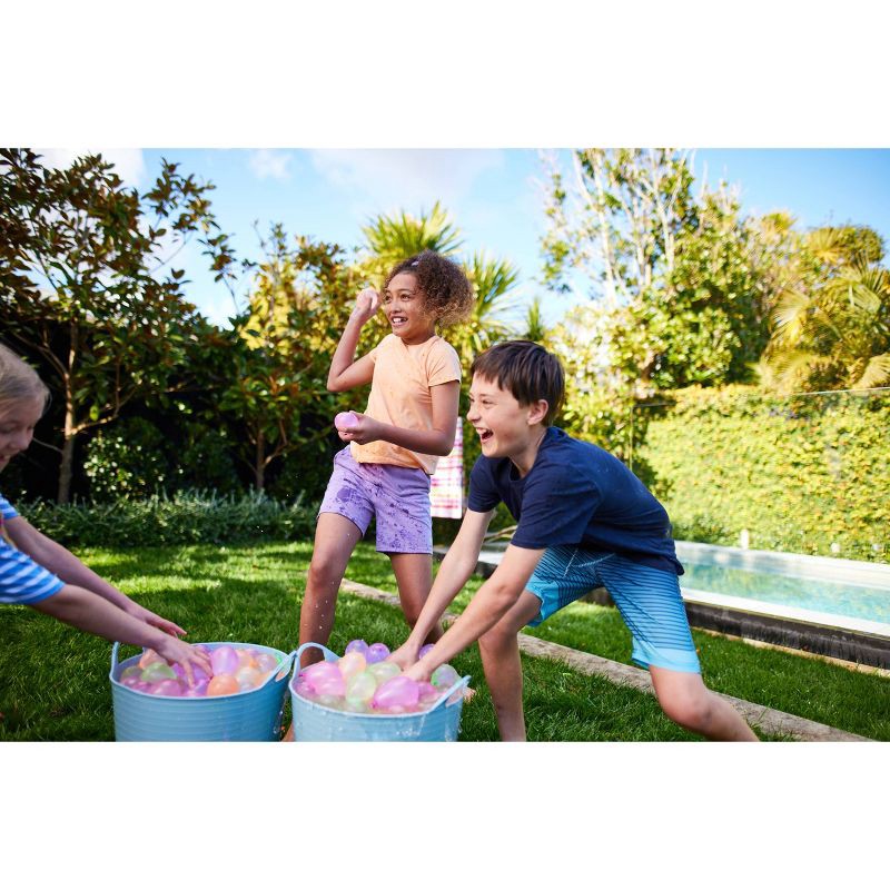 slide 4 of 8, Bunch O Balloons 3pk Rapid-Filling Self-Sealing Water Balloons by ZURU - Blue/Yellow/Red, 3 ct