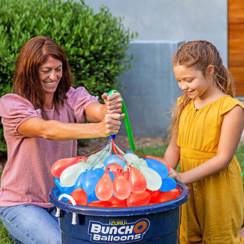 slide 3 of 7, Bunch O Balloons 3pk Rapid-Filling Self-Sealing Water Balloons by ZURU - Red/White/Blue, 3 ct