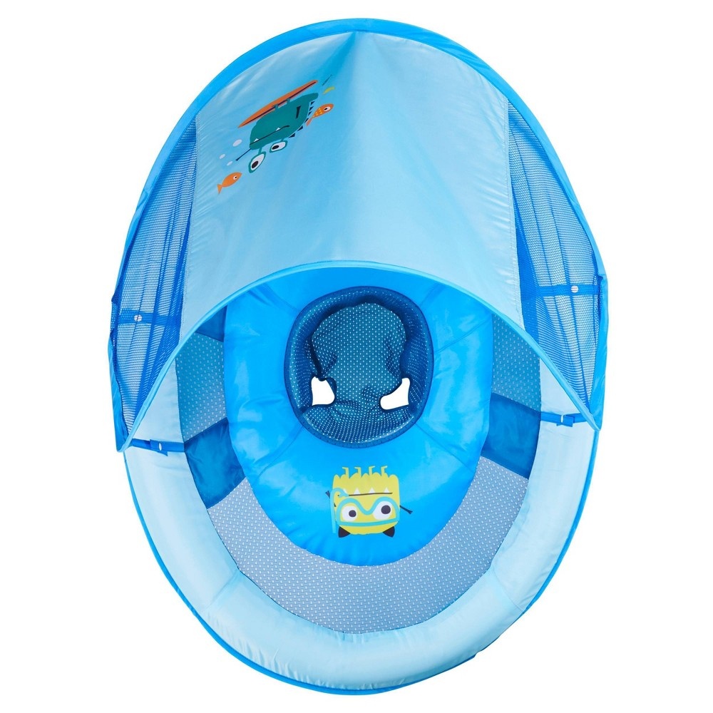 slide 3 of 4, SwimWays Baby Spring Water Float - Blue, 1 ct