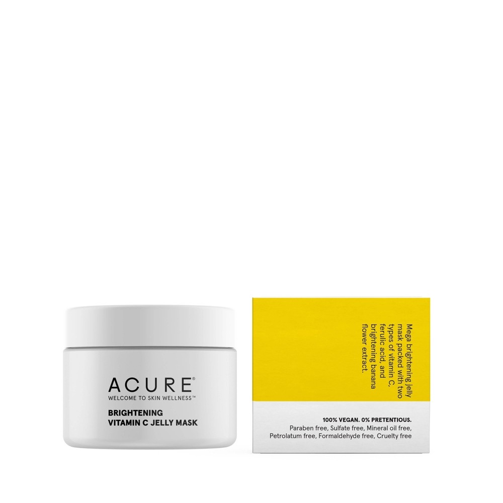 slide 2 of 4, Acure Brightening Vitamin C Jelly Mask, 1 fl oz