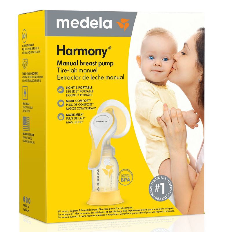slide 2 of 12, Medela Harmony Manual Breast Pump with PersonalFit Flex, 1 ct