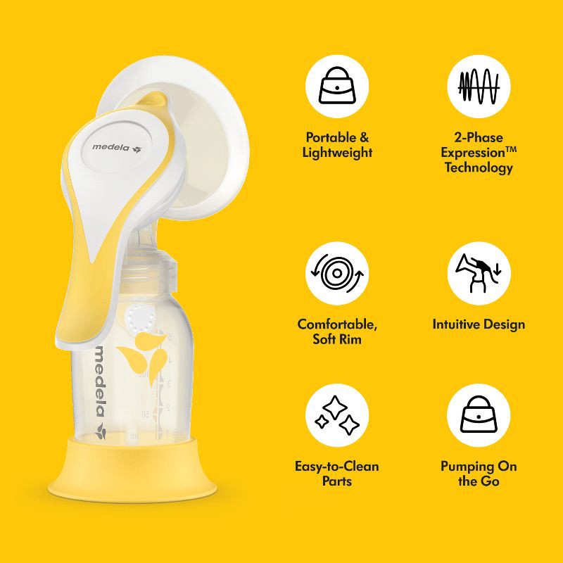 slide 3 of 11, Medela Harmony Manual Breast Pump with PersonalFit Flex, 1 ct