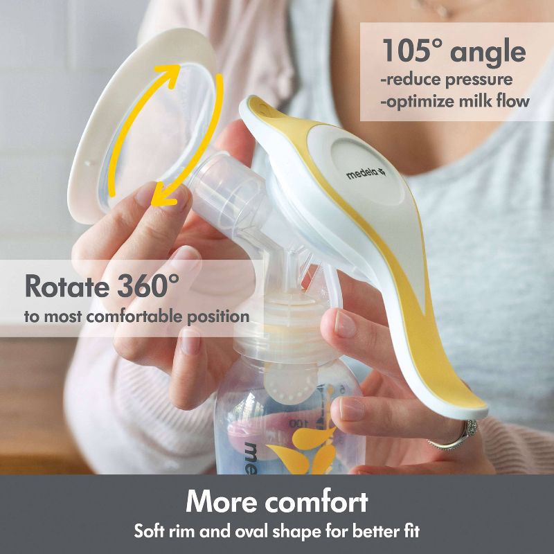 slide 5 of 7, Medela Harmony Manual Breast Pump with PersonalFit Flex, 1 ct