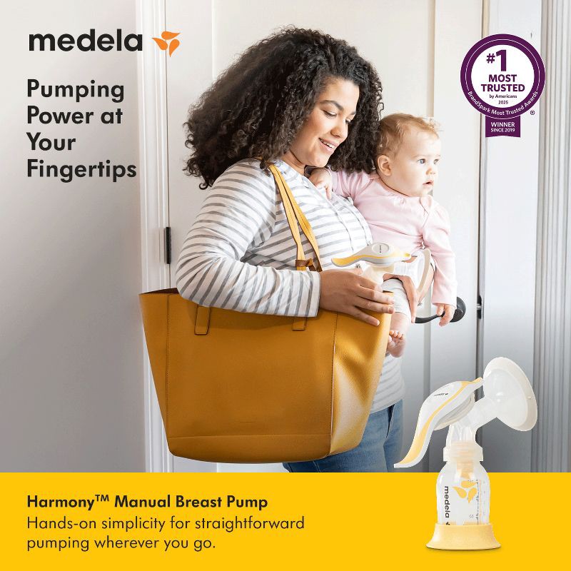 slide 11 of 11, Medela Harmony Manual Breast Pump with PersonalFit Flex, 1 ct