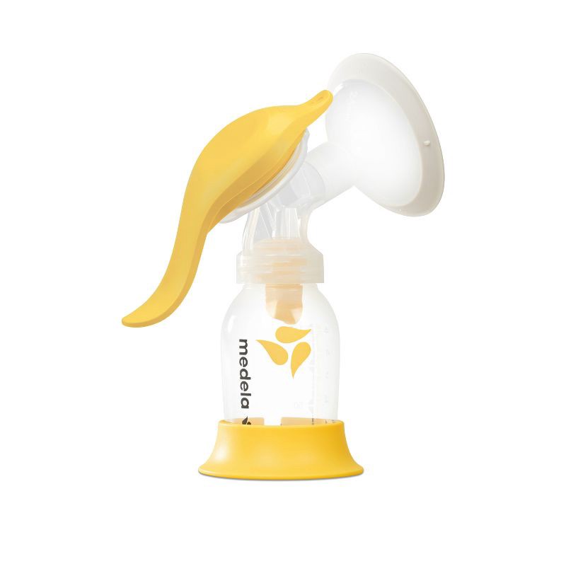 slide 1 of 12, Medela Harmony Manual Breast Pump with PersonalFit Flex: BPA-Free Polypropylene, Single Pump System, Includes Milk Storage Bottles, 1 ct