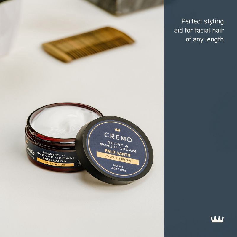 slide 3 of 7, Cremo Palo Santo Beard & Scruff Cream - 4oz, 4 oz