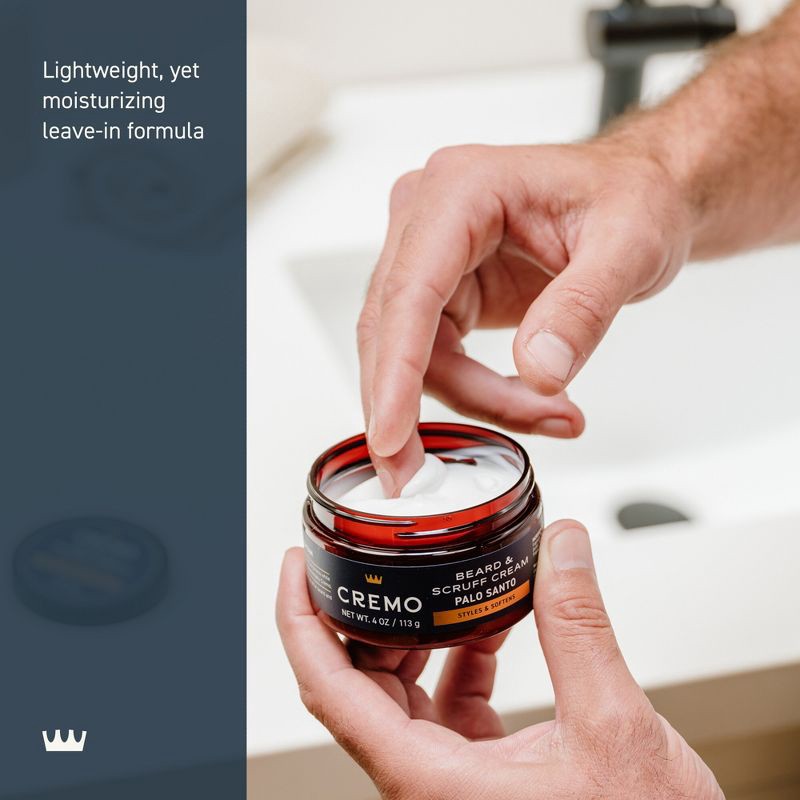 slide 5 of 7, Cremo Palo Santo Beard & Scruff Cream - 4oz, 4 oz