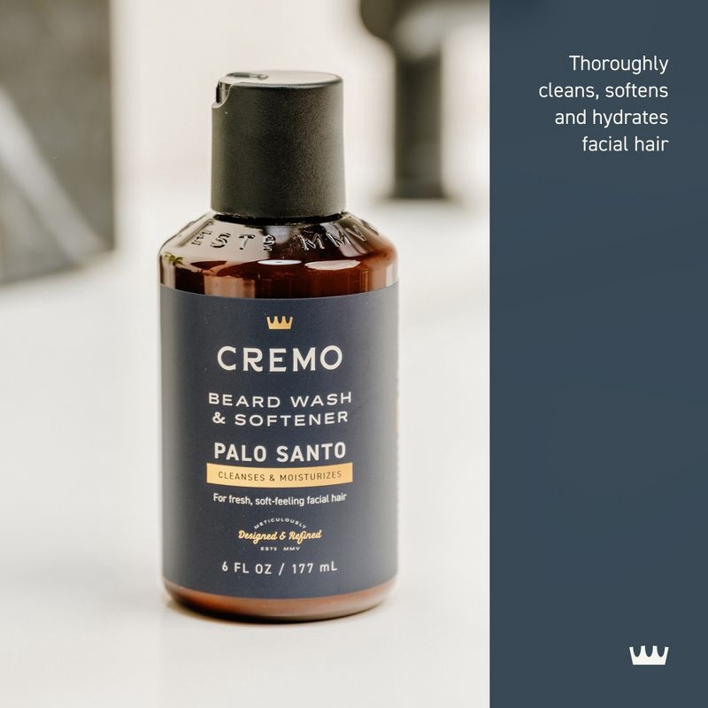 slide 3 of 10, Cremo Palo Santo 2-in-1 Beard Wash and Softener - 6 fl oz, 6 fl oz