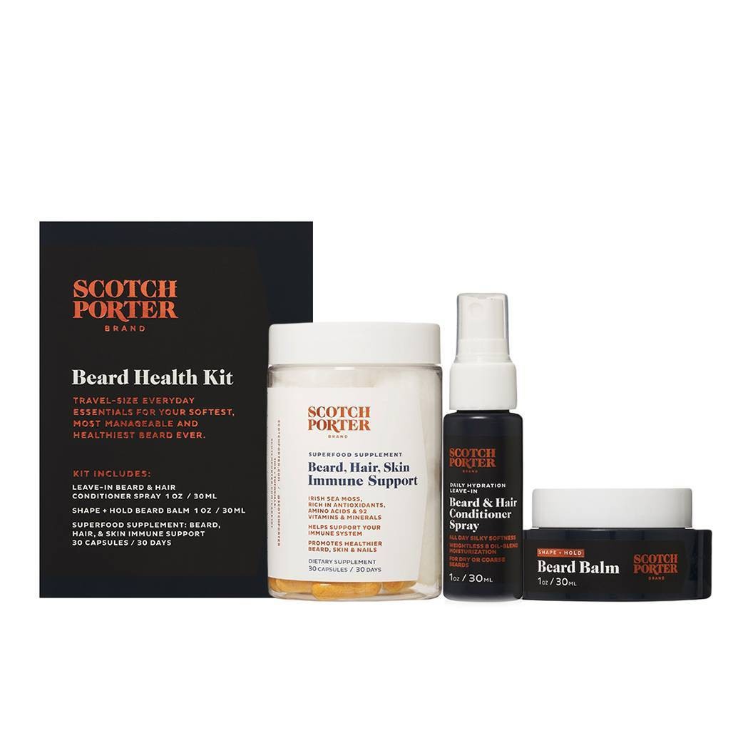 Scotch Porter Immunity Boost Beard Health Kit 6.88oz/3ct 6.88 oz, 3
