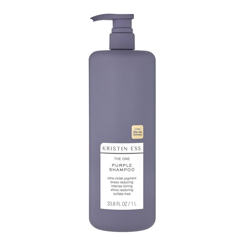 slide 1 of 3, Kristin Ess One Purple Shampoo Toning for Blonde Hair, Neutralizes Brass and Sulfate Free - 33.8 fl oz, 33.8 fl oz