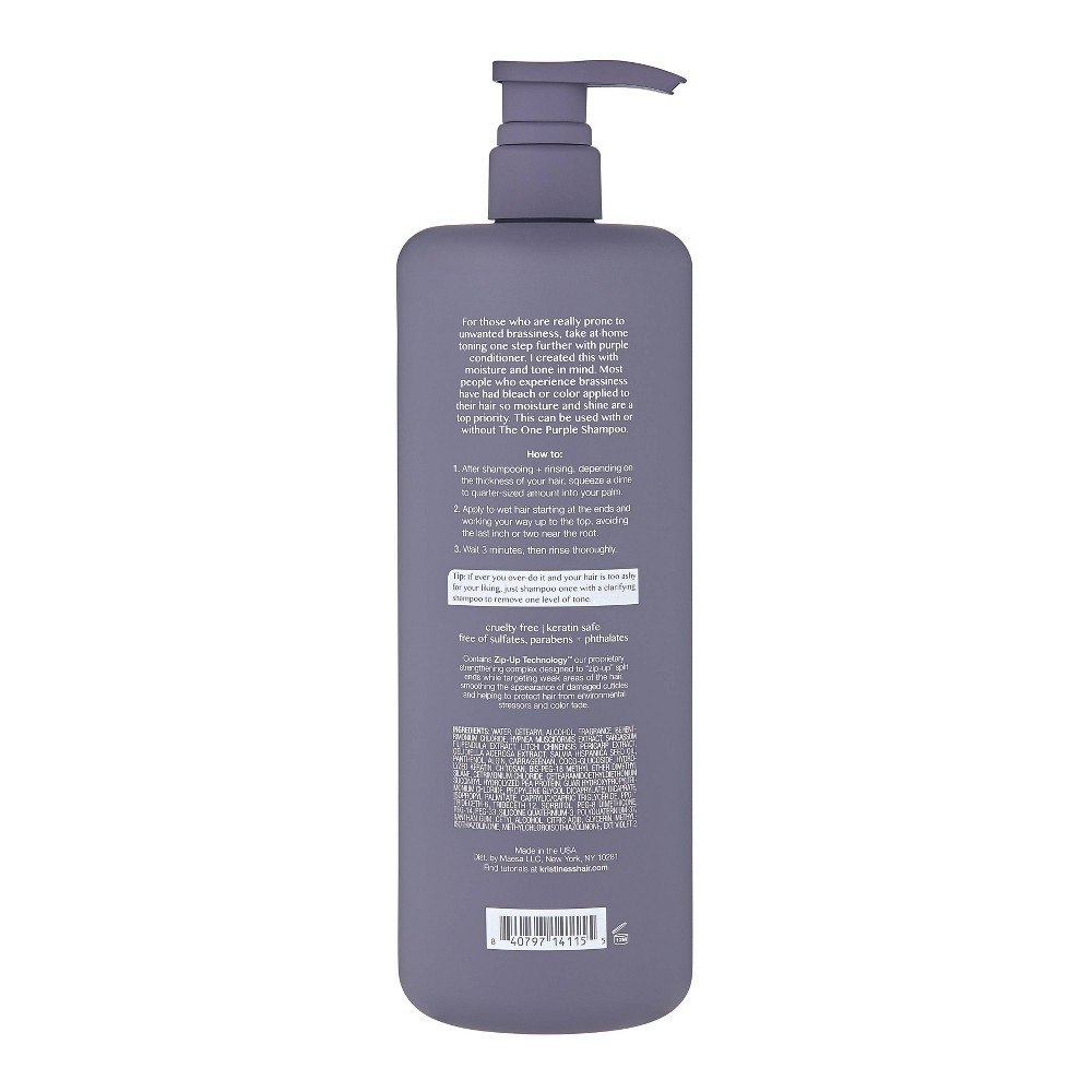 slide 2 of 6, Kristin Ess One Purple Conditioner Toning for Blonde Hair, Neutralizes Brass and Sulfate Free - 33.8 fl oz, 33.8 fl oz