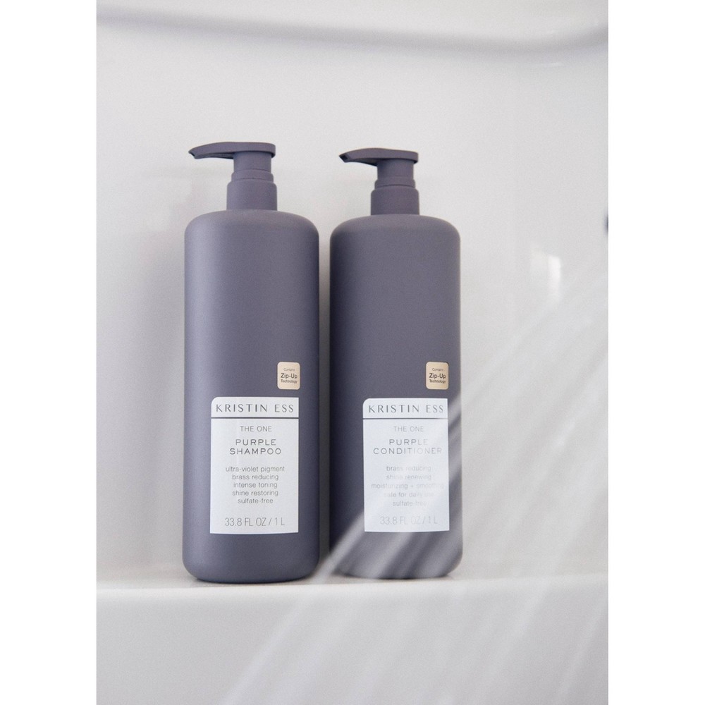 slide 3 of 6, Kristin Ess One Purple Conditioner Toning for Blonde Hair, Neutralizes Brass and Sulfate Free - 33.8 fl oz, 33.8 fl oz