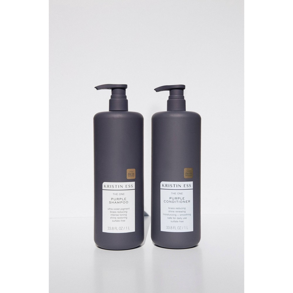 slide 4 of 6, Kristin Ess One Purple Conditioner Toning for Blonde Hair, Neutralizes Brass and Sulfate Free - 33.8 fl oz, 33.8 fl oz