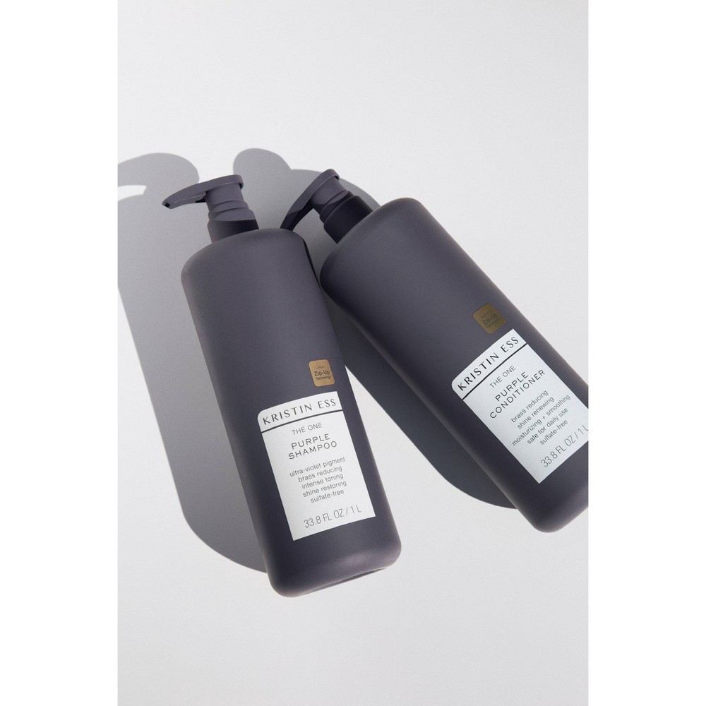 slide 5 of 6, Kristin Ess One Purple Conditioner Toning for Blonde Hair, Neutralizes Brass and Sulfate Free - 33.8 fl oz, 33.8 fl oz