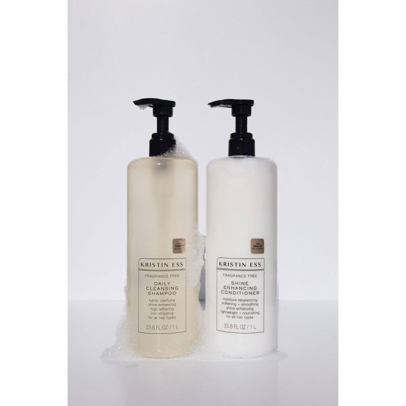 Kristin Ess Fragrance Free Daily Cleansing Shampoo, Lightly Clarifying