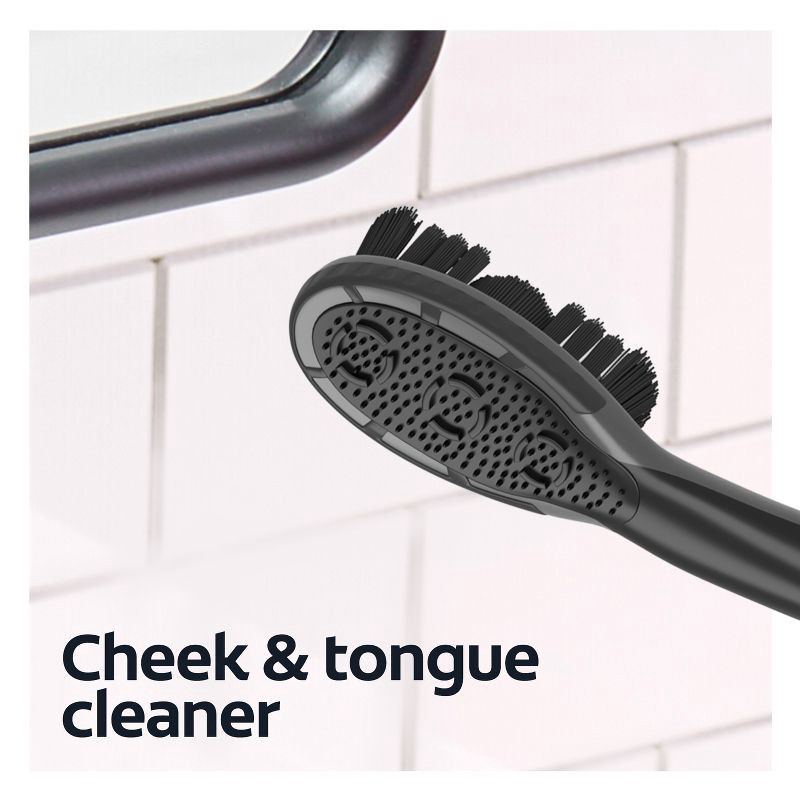 slide 4 of 12, Colgate 360 Vibrate Charcoal Battery Powered Toothbrush - Black, 1 ct