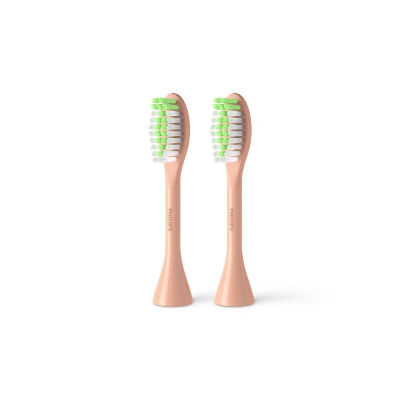 slide 2 of 5, Philips Sonicare Philips One by Sonicare Replacement Electric Toothbrush Head - BH1022/05 - Champagne - 2pk, 2 ct