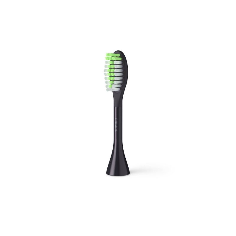 slide 3 of 5, Philips Sonicare Philips One by Sonicare Replacement Electric Toothbrush Head - BH1022/06 - Black - 2pk, 2 ct