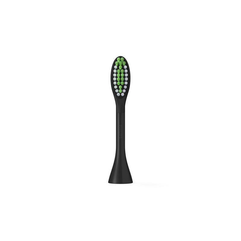 slide 5 of 5, Philips Sonicare Philips One by Sonicare Replacement Electric Toothbrush Head - BH1022/06 - Black - 2pk, 2 ct